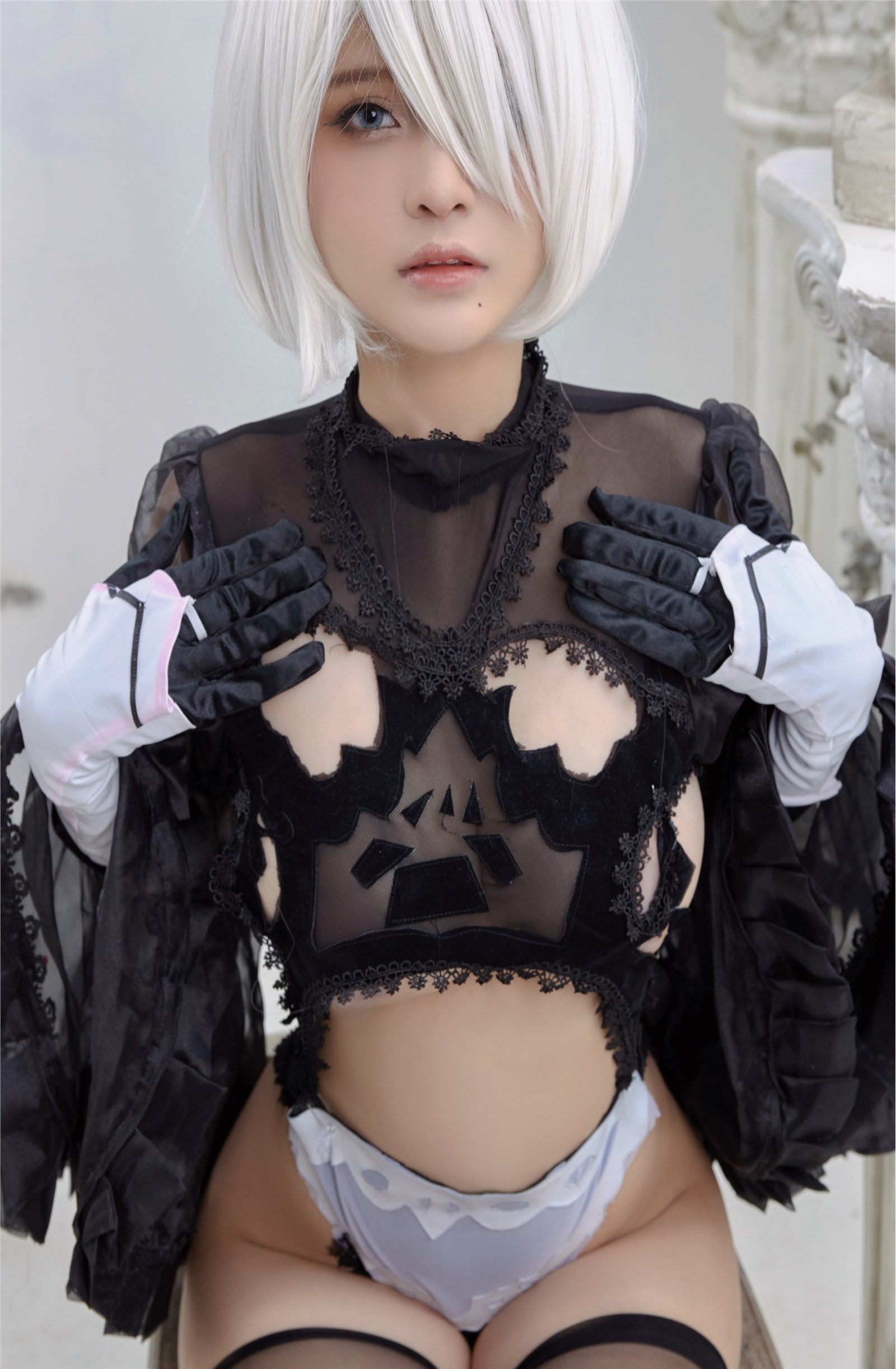 Foreign Coser Azami Azami - 2b Black Costume cos(10)